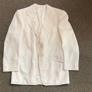 Vintage 1970’s Ratner White Men's Blazer